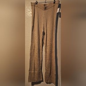 Womens Mid Rise Split Flare Sweater Pant Size XXL